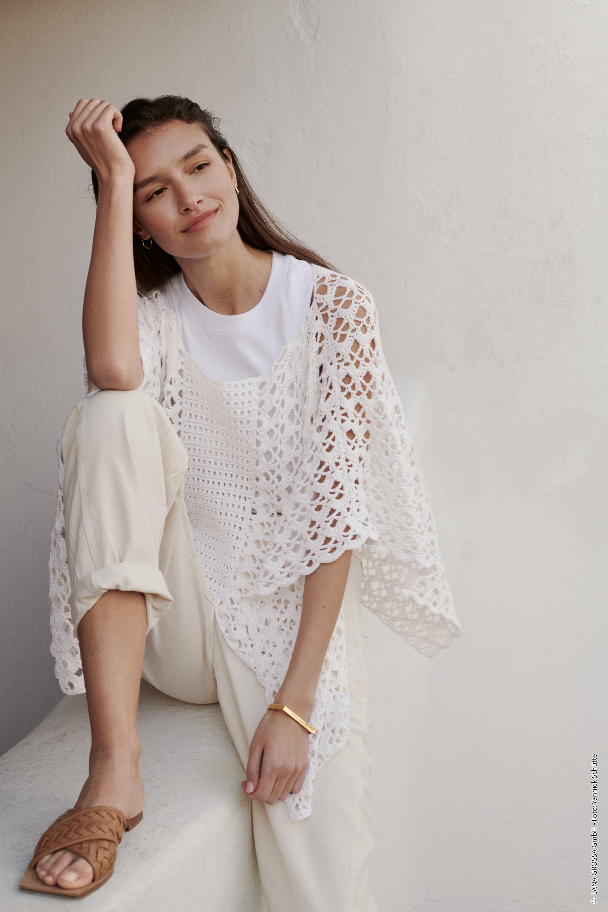 Anleitung Nr. 17417 Poncho aus Cotton Love