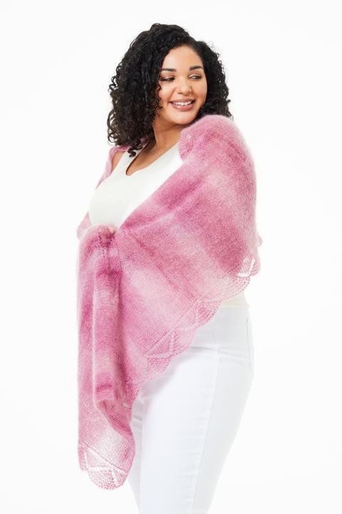Anleitung Nr. R15382 Wrap "Edie" aus Kidsilk Haze Colour