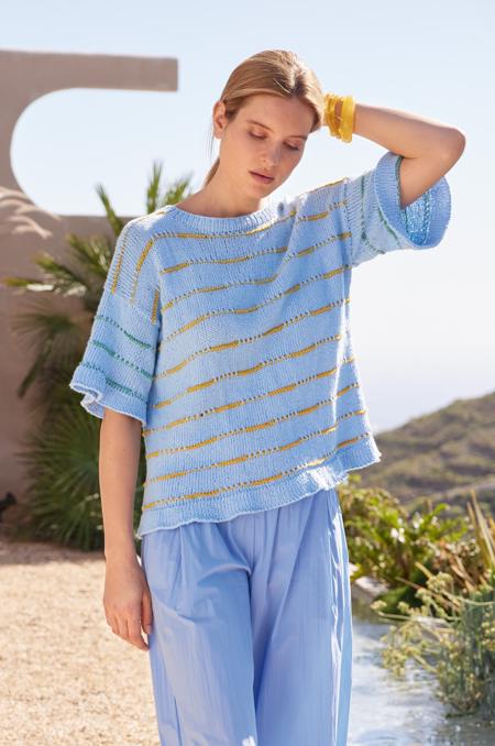 Anleitung Nr. 19483 Top-Down Shirt aus Cotonella
