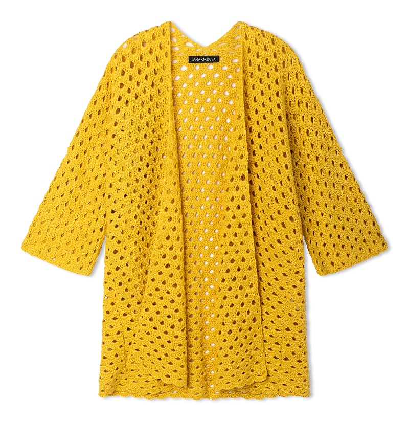 Anleitung Nr. 19574 Cardigan aus Linarte (Lana Grossa)
