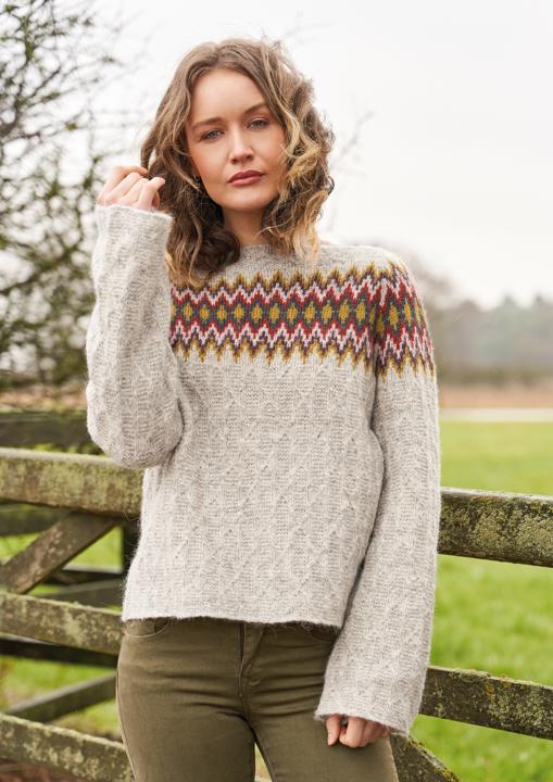 Anleitung Nr. R15835 Pullover "Jackie" aus Alpaca Classic