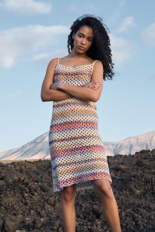Anleitung Nr. 18592 Häkelkleid aus Gomitolo Hippie