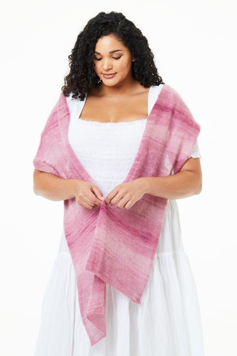 Anleitung Nr. R15383 Wrap "Bea" aus Kidsilk Haze Colour