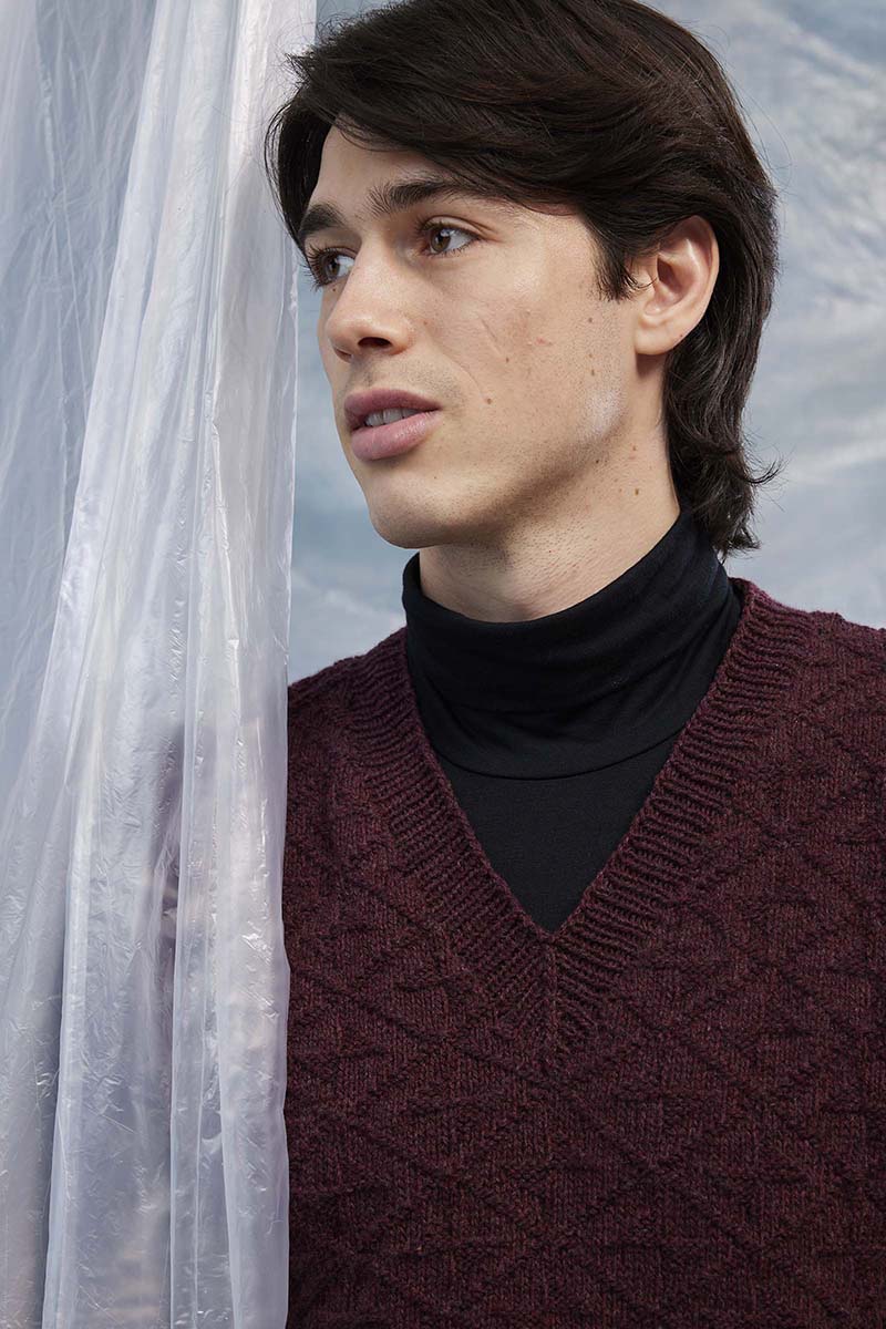 Anleitung Nr. 18857 Pullunder "Charles" aus Cashmere Premium (Lang Yarns)