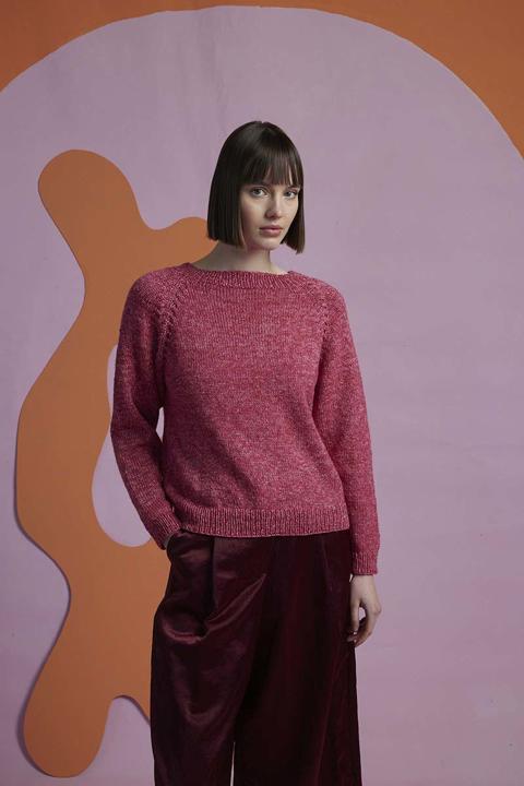 Anleitung Nr 17703 Top Down Pullover "Carsta" aus Fortuna