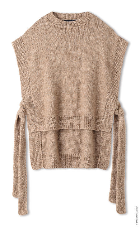 Anleitung Nr. 19255 Slipover aus Natural Alpaca Pelo