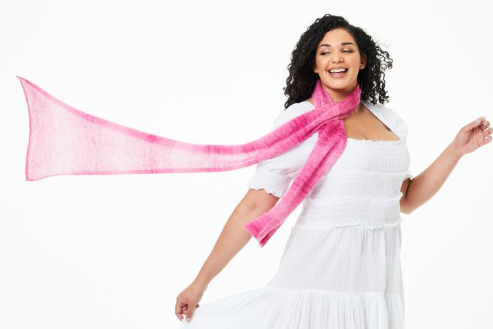 Anleitung Nr. R15383 Wrap "Bea" aus Kidsilk Haze Colour