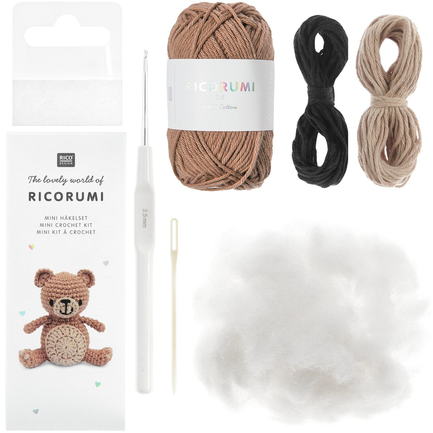 Ricorumi Mini Easy Häkelset – Teddy (Rico Design)