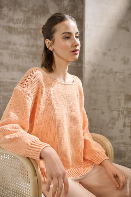 Anleitung Nr. 19505 Pullover aus Natural Cotton