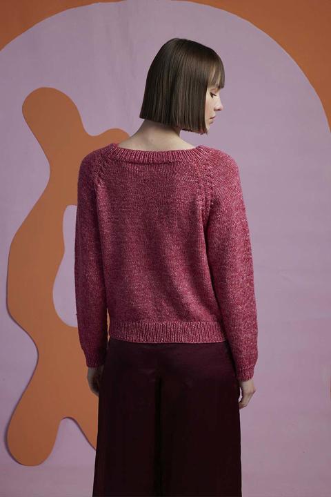 Anleitung Nr 17703 Top Down Pullover "Carsta" aus Fortuna