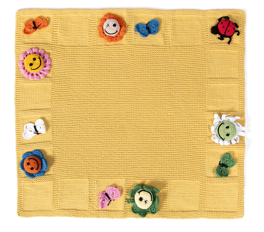 Anleitung Nr. 19655 Decke aus Summer Softness und Cotone (Lana Grossa)
