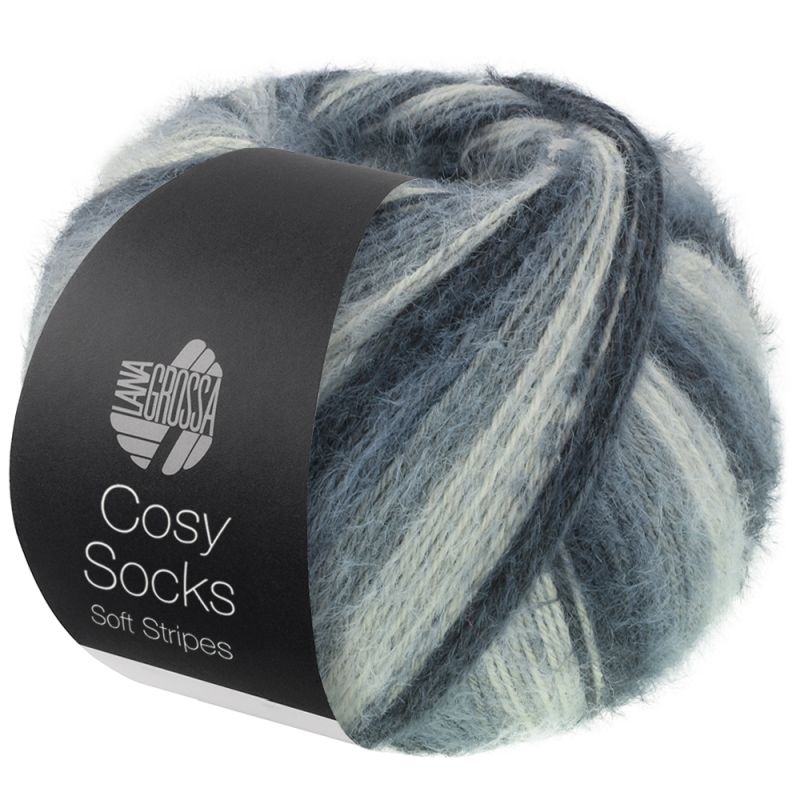 Cosy Socks Soft Stripes (Lana Grossa)