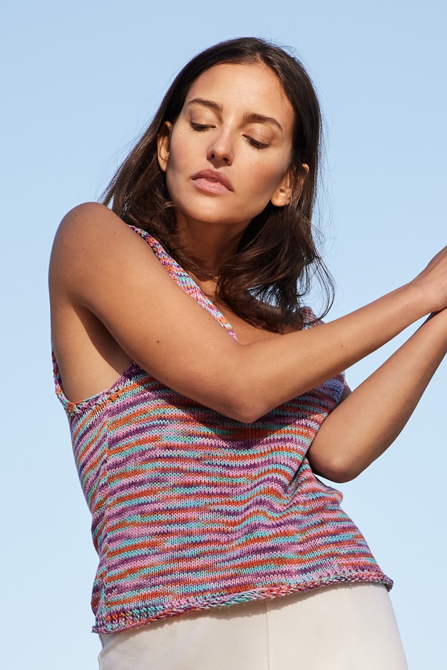 Anleitung Nr 16228 Top aus Pima fine hand-dyed