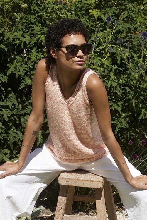 Anleitung Nr. 18331 Top "Grapefruit Spritz" aus Glow (Lang Yarns)