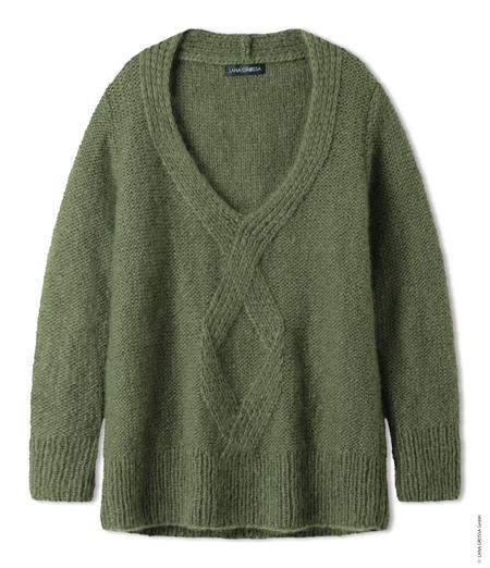 Anleitung Nr. 19243 Oversized-Sweater aus Mohair di Gio
