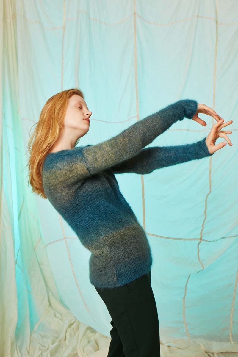 Anleitung Nr. 16567 Pullover aus Mohair Luxe Color