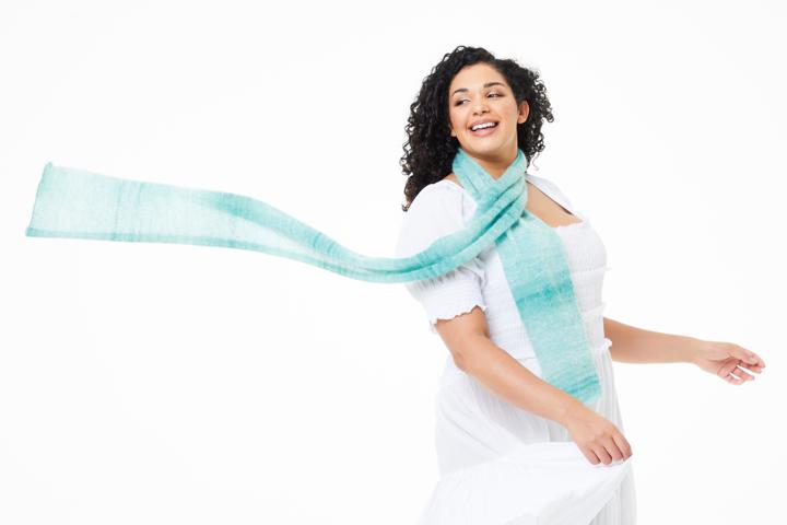 Anleitung Nr. R15383 Wrap "Bea" aus Kidsilk Haze Colour