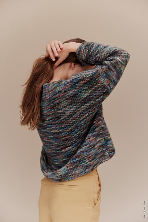 Anleitung Nr. 17679 Pullover aus Cool Merino Big Color