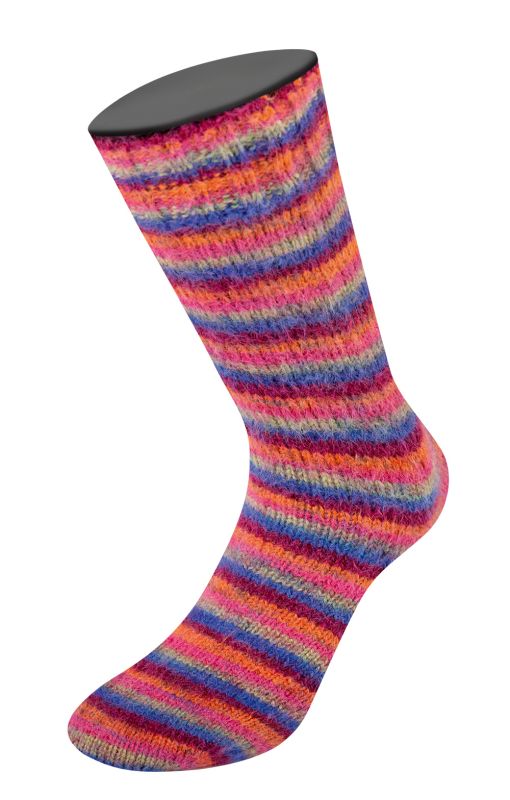 Cosy Socks Multi Stripes (Lana Grossa)