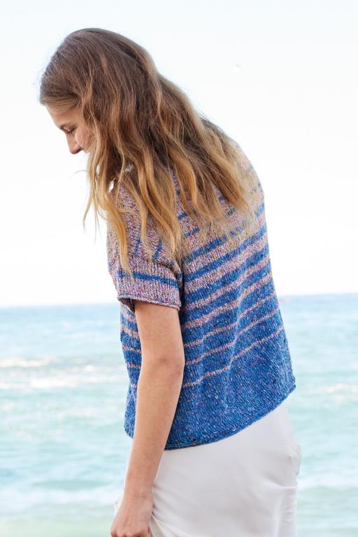 Anleitung Nr. 18398 Top-Down Shirt aus Maglia