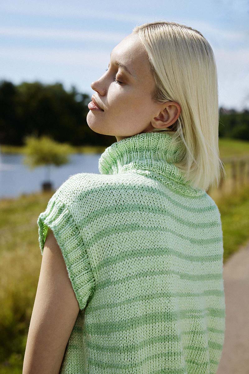 Anleitung Nr. 18340 Pullunder  "Inner Balance" aus Glow (Lang Yarns)