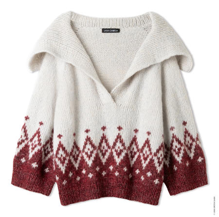 Anleitung Nr. 19230 Raglan-Pullover aus Natural Alpaca Pelo & Glamour