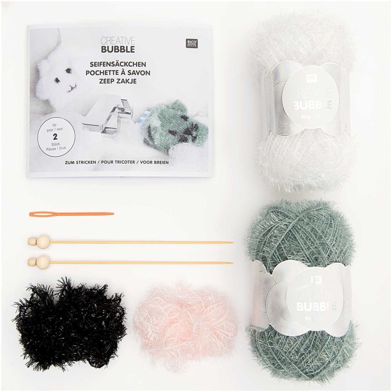 Creative Bubble Bath Seifensäckchen Strickset (Rico Design)