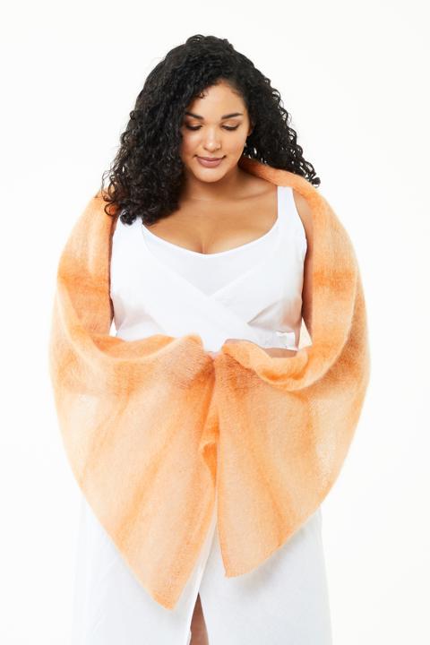 Anleitung Nr. R15383 Wrap "Bea" aus Kidsilk Haze Colour