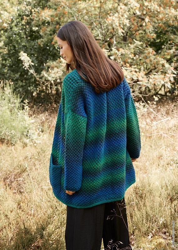 Anleitung Nr. 17894 Cardigan aus Gomitolo Versione