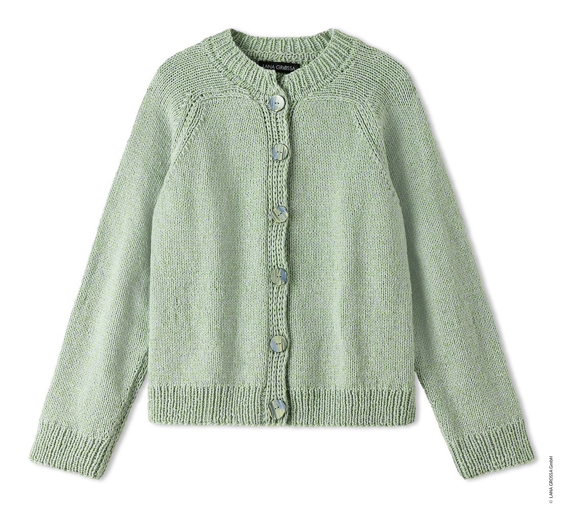Anleitung Nr. 18494 Cardigan aus Alta Moda Cotolana & Sottile