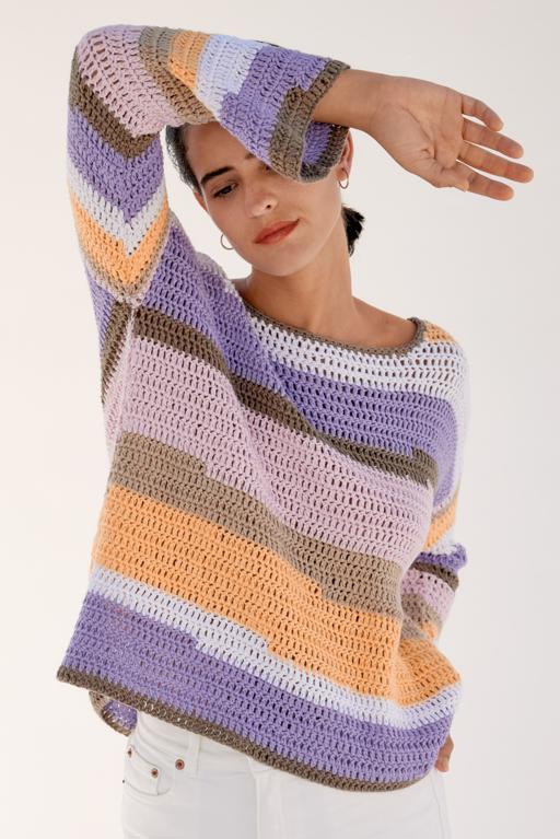 Anleitung Nr. 16549 Häkelpullover aus Dodici