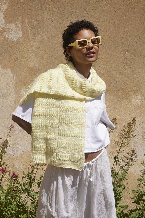 Anleitung Nr. 18330 Schal "Sunny Day" aus Glow (Lang Yarns)
