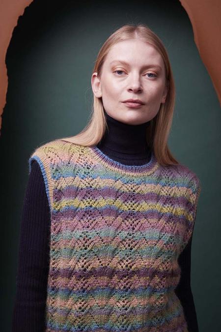 Anleitung Nr. 18885 Pullunder "Kelsey" aus Aurora (Lang Yarns)