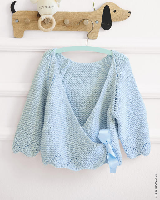 Anleitung Nr. 18699 Wickeljacke aus Soft Cotton
