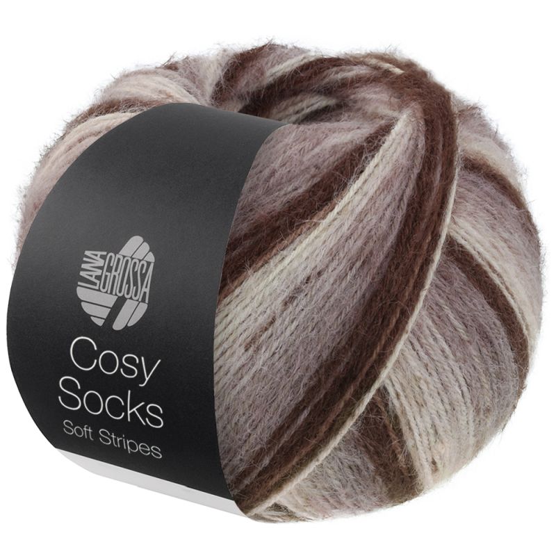 Cosy Socks Soft Stripes (Lana Grossa)