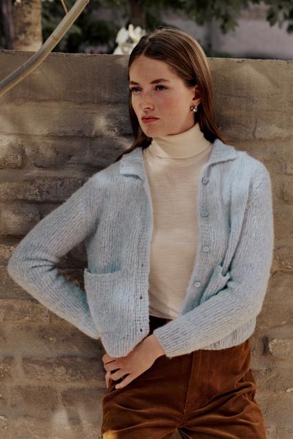 Anleitung Nr 16079 Kurz-Cardigan aus Nuvoletta