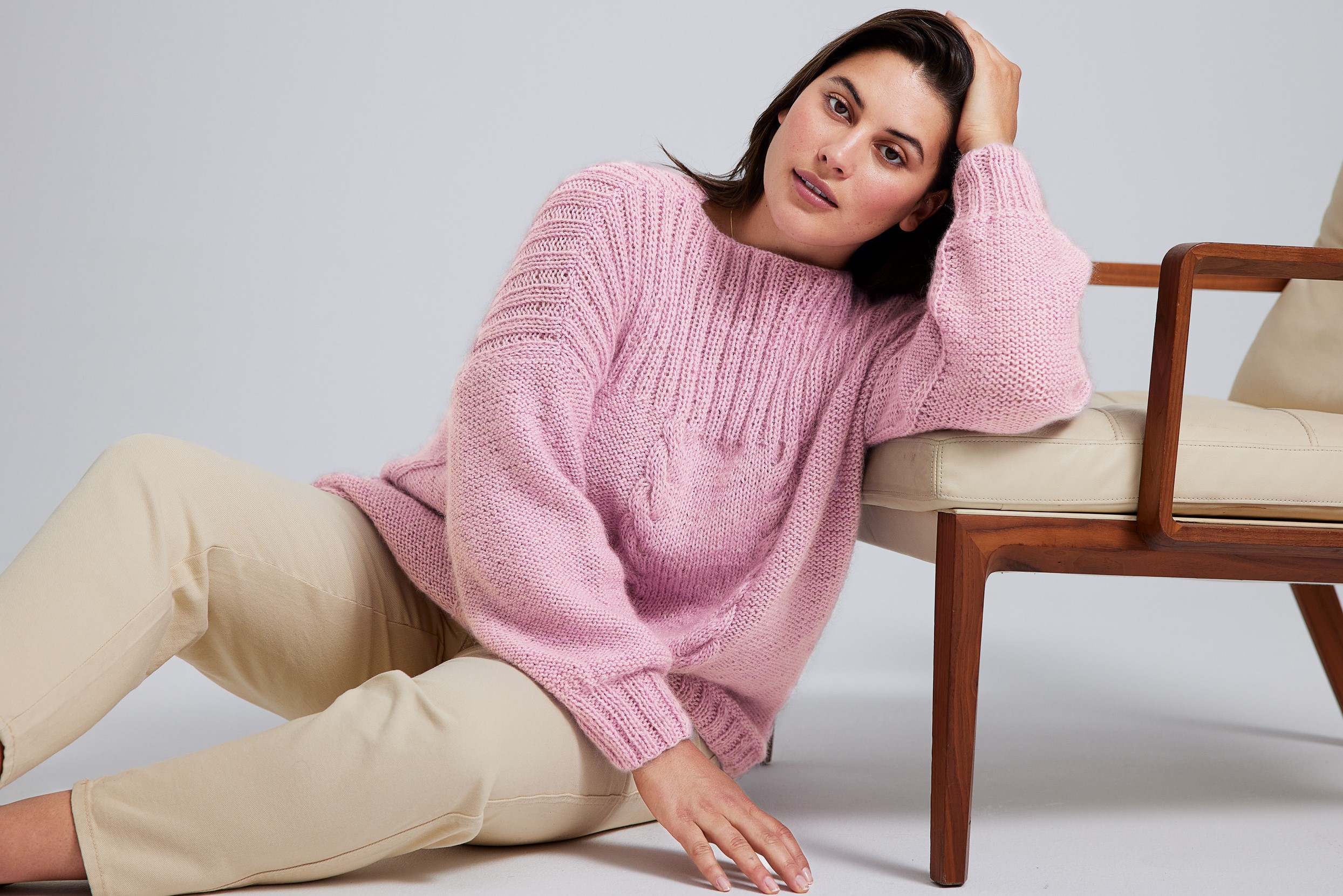 Anleitung Nr 16207 Pullover aus Landlust Alpaka Merino 160 & Silkhair