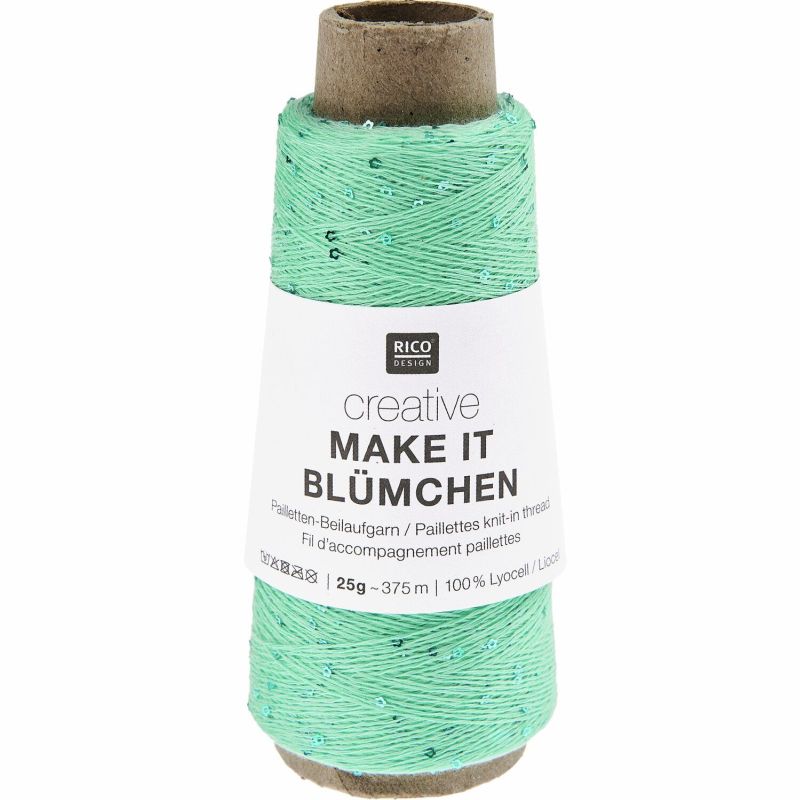07 türkis (Blümchen)