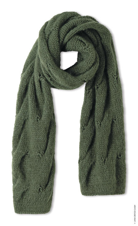 Anleitung Nr. 19237 Schal aus Mohair di Gio