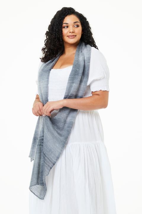 Anleitung Nr. R15383 Wrap "Bea" aus Kidsilk Haze Colour