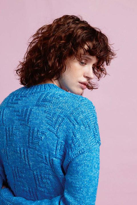 Anleitung Nr 17697 Pullover "Jacinthe" aus Fortuna