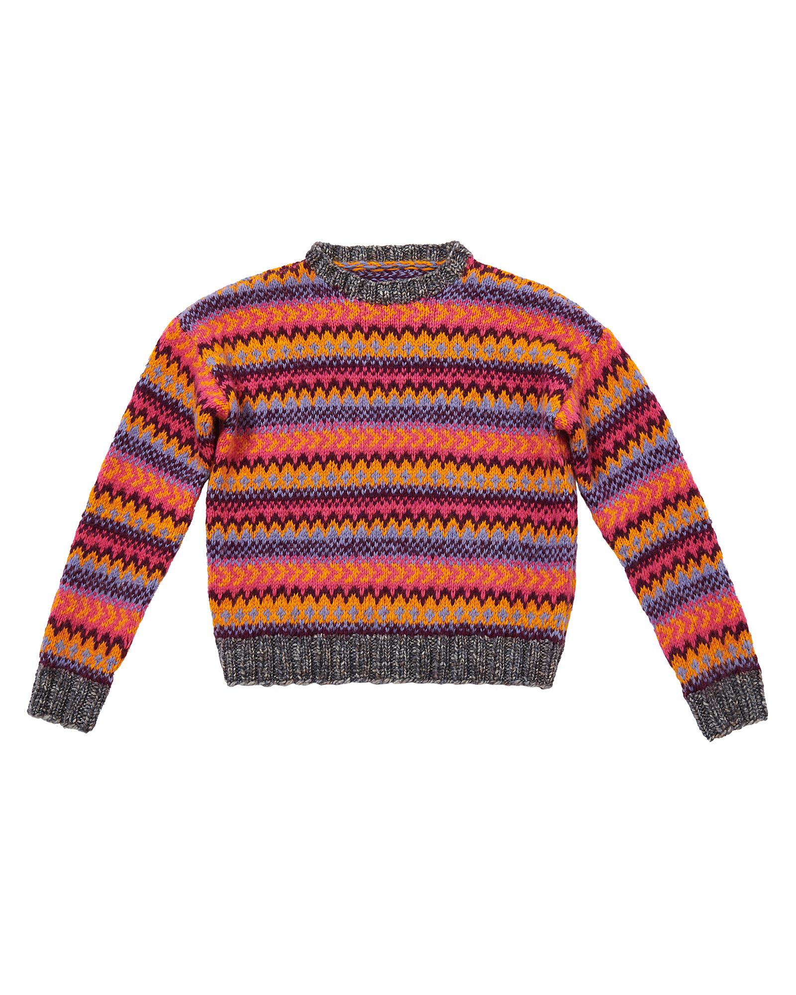 Anleitung Nr. 16899 Jacquard-Pullover aus Brigitte No. 2 & Brigitte No. 5 (Lana Grossa)