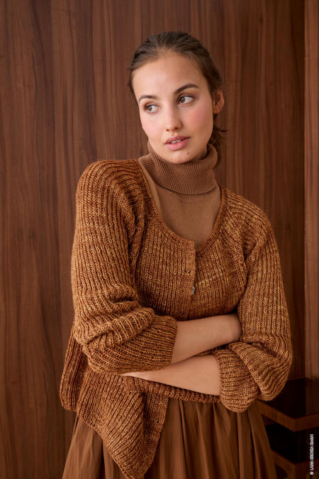 Anleitung Nr. 19190 Jacke aus Brigitte Silkdream