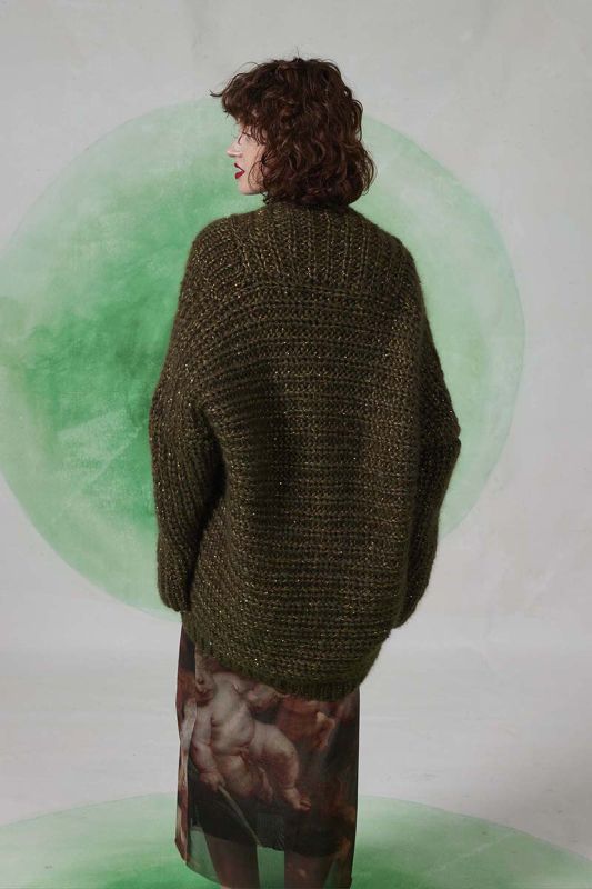 Anleitung Nr. 18213 Jacke aus Delizia und Paillettes (Lang Yarns)