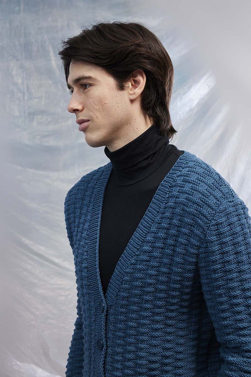 Anleitung Nr. 18858 Jacke "Sia" aus Merino 120 (Lang Yarns)