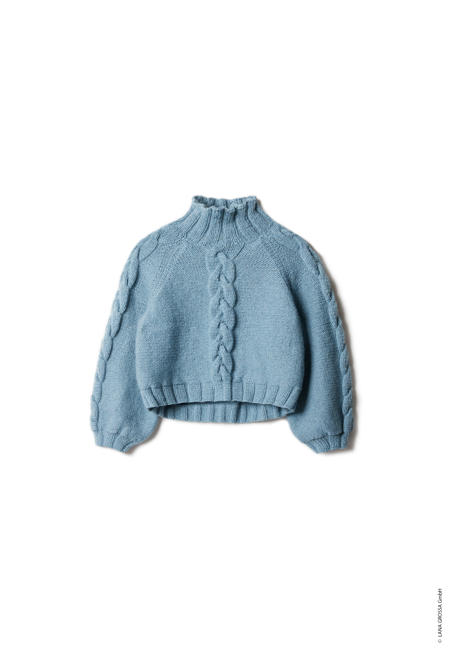 Anleitung Nr. 19050 Zopf-Raglan-Pullover aus Alta Moda Alpaca