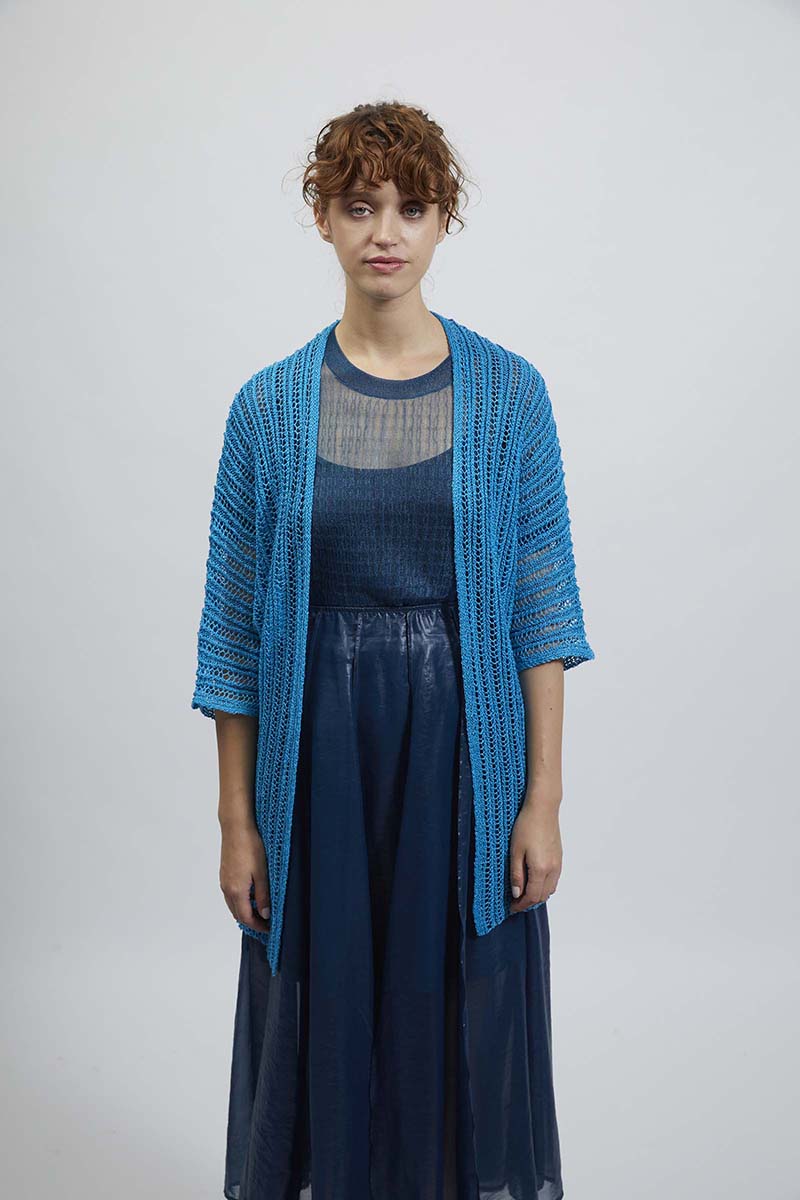 Anleitung Nr. 17544 Jacke aus Crealino (Lang Yarns)