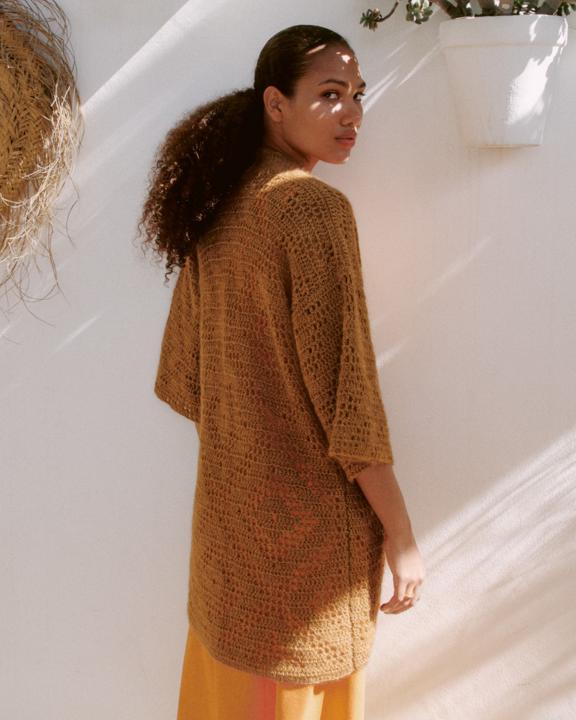 Anleitung Nr. 17628 Cardigan aus Nastrino & Silkhair