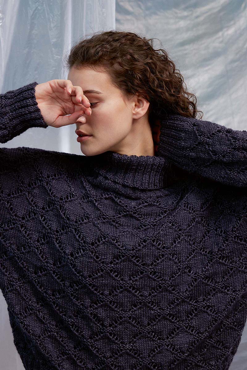 Anleitung Nr. 18854 Pullover "Velma" aus Fortuna (Lang Yarns)