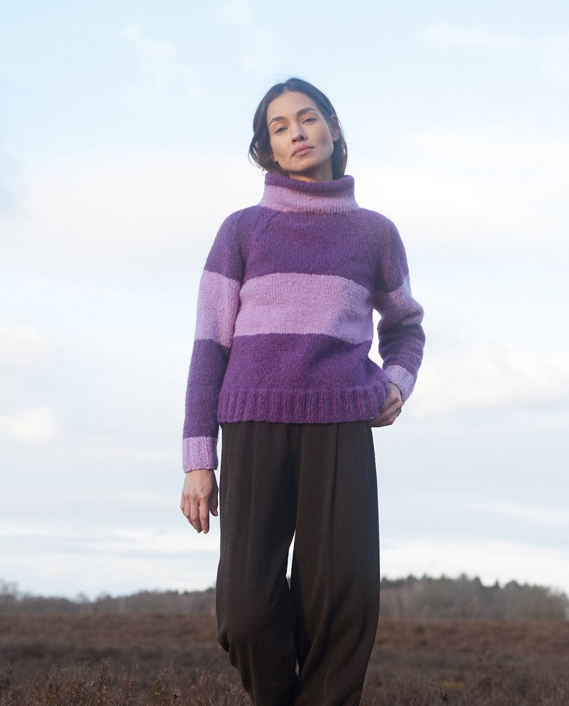 Anleitung Nr. 18291 Raglan-Pullover aus Spuma
